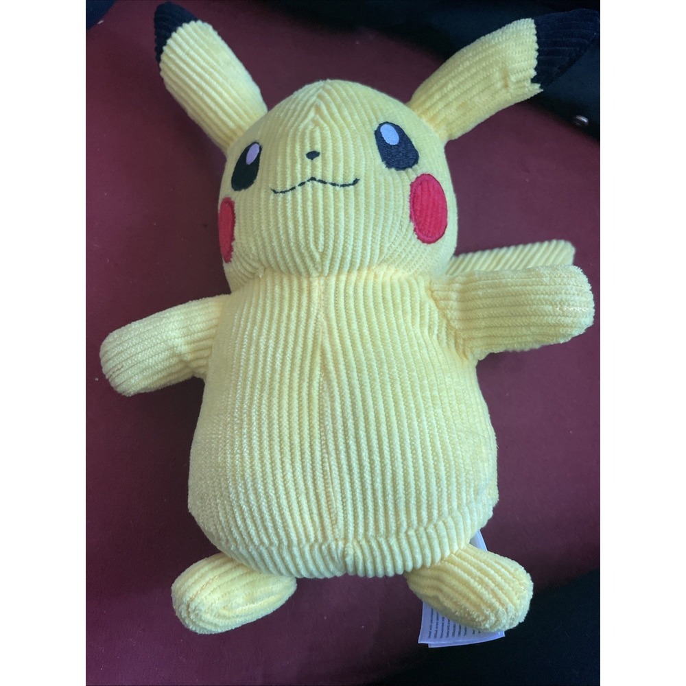 Pokemon Pikachu Plush Corduroy‎ Stuffed Animal Toy Collectible Gaming